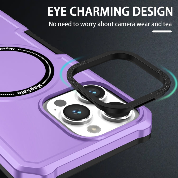 For iPhone 11 MagSafe Shockproof Armor Phone Case(Purple) - iPhone 11 Cases by buy2fix | Online Shopping UK | buy2fix