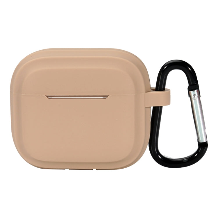 For AirPods Pro 2 Striped Shockproof Earphone Case(Milk Tea) - For AirPods Pro 2 by buy2fix | Online Shopping UK | buy2fix