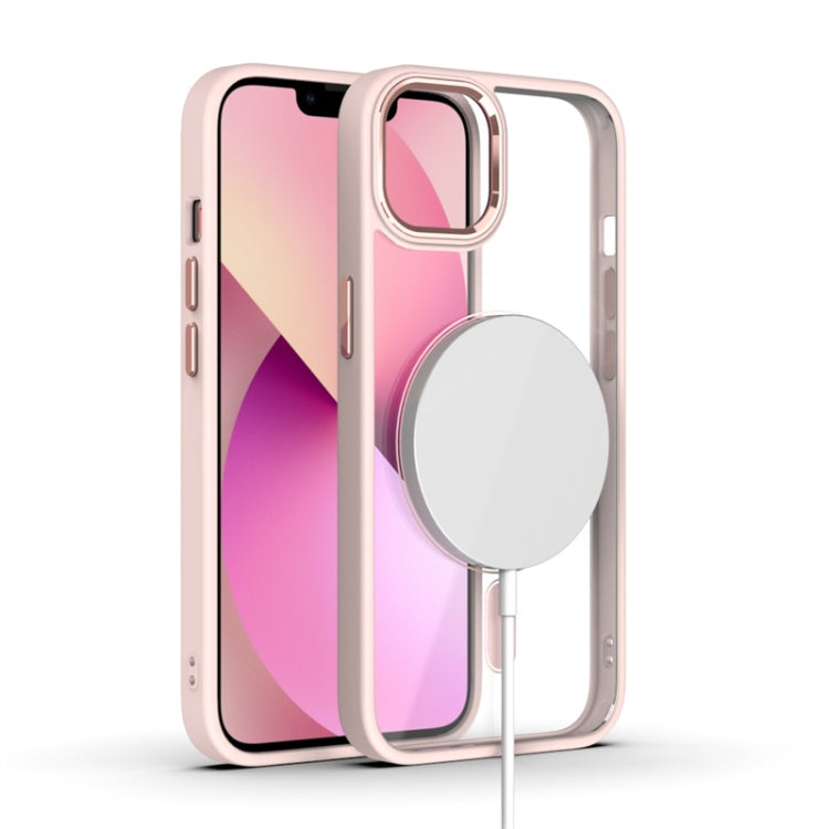 For iPhone 13 Pro MagSafe Magnetic Phone Case(Pink) - iPhone 13 Pro Cases by buy2fix | Online Shopping UK | buy2fix