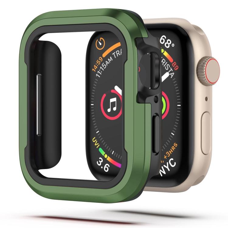 For Apple Watch Ultra 49mm Aluminum Alloy + TPU 2 in 1 Protective Case(Green) - Watch Cases by buy2fix | Online Shopping UK | buy2fix