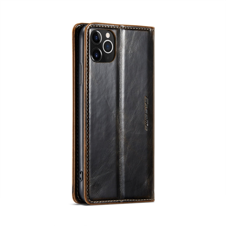 For iPhone 11 Pro CaseMe 003 Crazy Horse Texture Leather Phone Case(Coffee) - iPhone 11 Pro Cases by CaseMe | Online Shopping UK | buy2fix