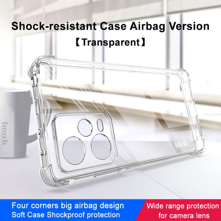 For Xiaomi Redmi Note 12 Pro 5G China/Indian imak Shockproof Airbag TPU Phone Case(Transparent) - Xiaomi Cases by imak | Online Shopping UK | buy2fix