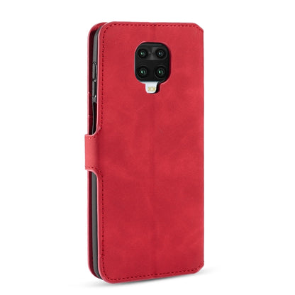 For Xiaomi Redmi Note 9S DG.MING Retro Oil Side Horizontal Flip Case with Holder & Card Slots & Wallet(Red) - Xiaomi Cases by DG.MING | Online Shopping UK | buy2fix