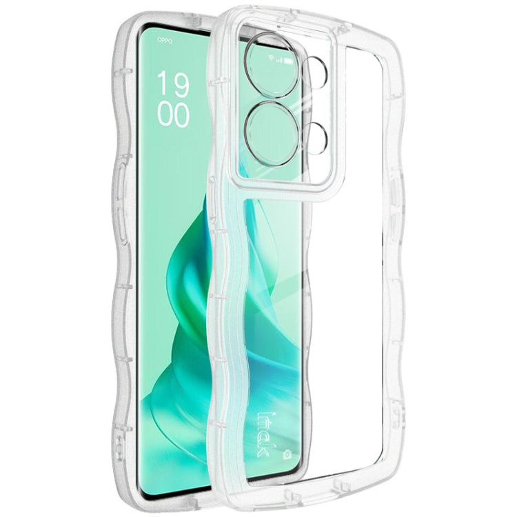 For OPPO Reno9 Pro+ 5G IMAK UX-8 Series Transparent Shockproof TPU Phone Case(Transparent) - OPPO Cases by imak | Online Shopping UK | buy2fix
