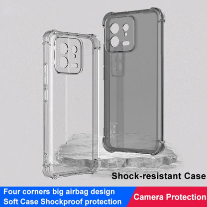 For Xiaomi 13 5G imak Shockproof Airbag TPU Phone Case(Transparent) - 13 Cases by imak | Online Shopping UK | buy2fix