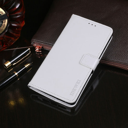 For Cubot J5 idewei Crazy Horse Texture Horizontal Flip Leather Case with Holder & Card Slots & Wallet(White) - More Brand by idewei | Online Shopping UK | buy2fix