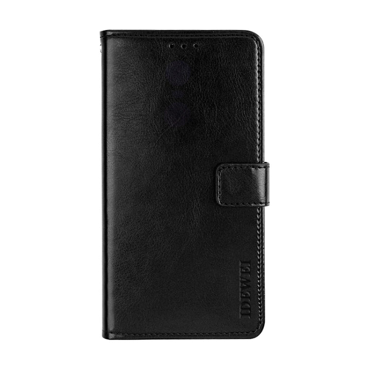 For Ulefone S1 idewei  Crazy Horse Texture Horizontal Flip Leather Case with Holder & Card Slots & Wallet(Black) - Ulefone Cases by idewei | Online Shopping UK | buy2fix