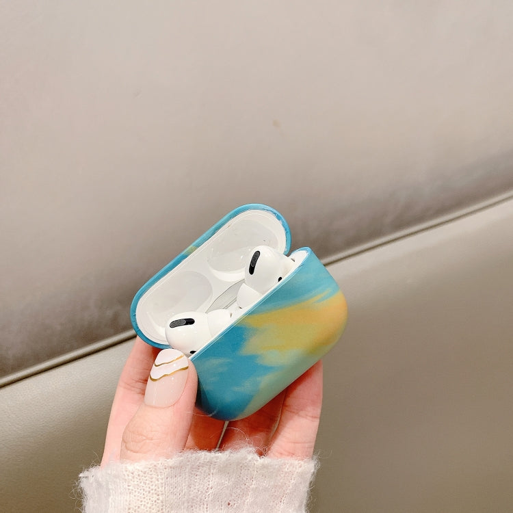 For AirPods Pro Ink Painting Water Sticker PC Earphone Case(Ink Powder) - For AirPods Pro by buy2fix | Online Shopping UK | buy2fix