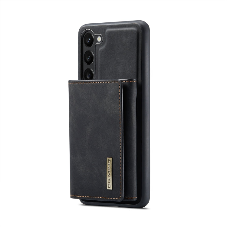 For Samsung Galaxy S23 5G DG.MING M1 Series 3-Fold Multi Card Wallet  Phone Case(Black) - Galaxy S23 5G Cases by DG.MING | Online Shopping UK | buy2fix