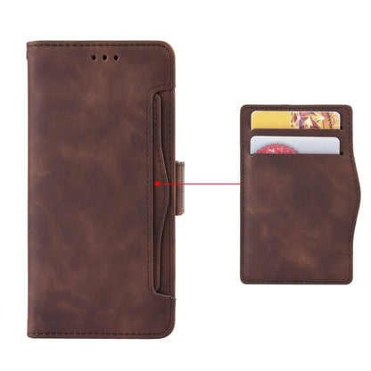 For Ulefone Note 14 Skin Feel Calf Texture Card Slots Leather Phone Case(Brown) - Ulefone Cases by buy2fix | Online Shopping UK | buy2fix