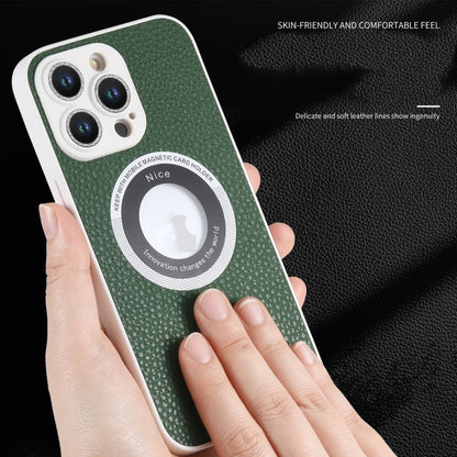 For iPhone 11 Pro Max Glitter Lens MagSafe Magnetic Phone Case(Green) - iPhone 11 Pro Max Cases by buy2fix | Online Shopping UK | buy2fix