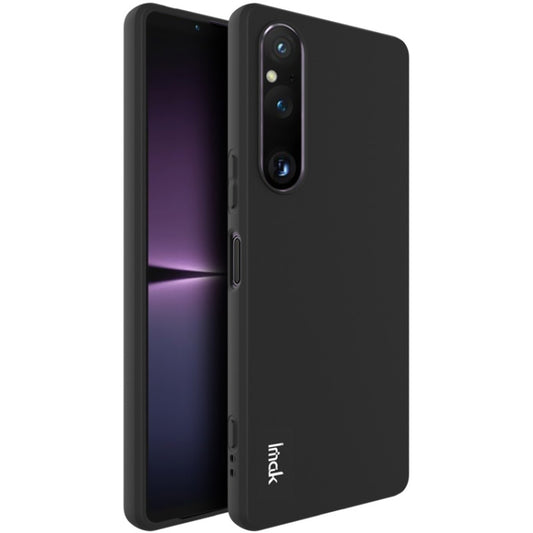 For Sony Xperia 1 V IMAK UC-3 Series Shockproof Frosted TPU Protective Case(Black) - Sony Cases by imak | Online Shopping UK | buy2fix