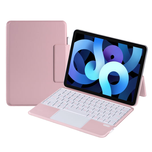 X3125-6D Integrated Thin Magnetic Bluetooth Keyboard Case with Backlight For iPad Air 2022 / Air 2020 10.9 / Pro 11 2018 / 2020 / 2021 / 2022(Pink) - Universal by buy2fix | Online Shopping UK | buy2fix