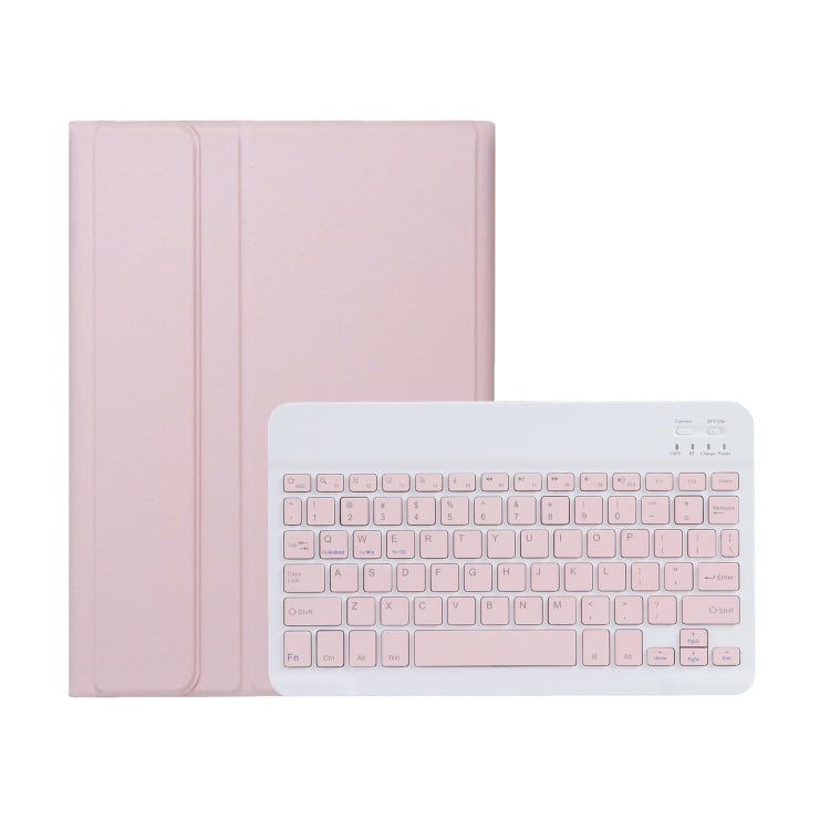 For Huawei MatePad 11 2023 AHW13 Lambskin Texture Ultra-thin Detachable Bluetooth Keyboard Leather Case(Pink) - Huawei Keyboard by buy2fix | Online Shopping UK | buy2fix