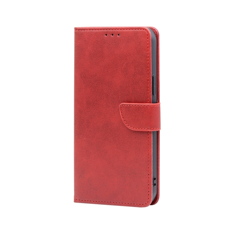 For Blackview A52 Calf Texture Buckle Flip Leather Phone Case(Red) - More Brand by buy2fix | Online Shopping UK | buy2fix