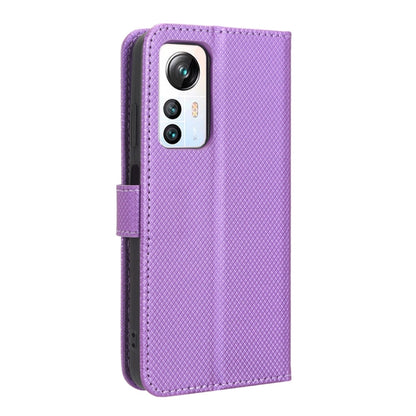 For Blackview A85 Diamond Texture Leather Phone Case(Purple) - More Brand by buy2fix | Online Shopping UK | buy2fix