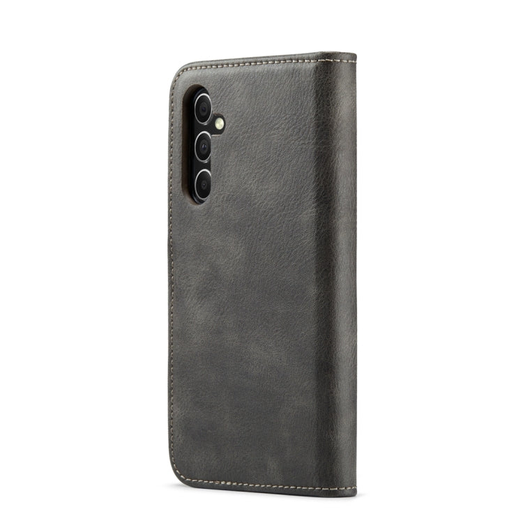 For Samsung Galaxy A54 5G DG.MING Crazy Horse Texture Detachable Magnetic Leather Case(Grey) - Galaxy Phone Cases by DG.MING | Online Shopping UK | buy2fix