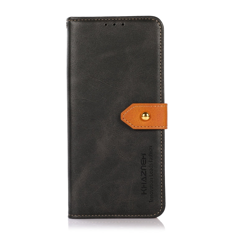 For Xiaomi 14 KHAZNEH Cowhide Texture Flip Leather Phone Case(Black) - 14 Cases by buy2fix | Online Shopping UK | buy2fix