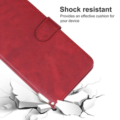 For Xiaomi Redmi Note 12R Leather Phone Case(Red) - Xiaomi Cases by buy2fix | Online Shopping UK | buy2fix