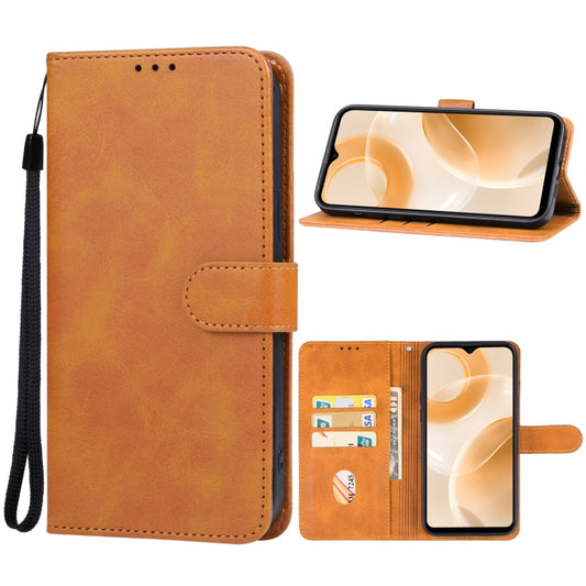 For Ulefone Note 15 Leather Phone Case(Brown) - Ulefone Cases by buy2fix | Online Shopping UK | buy2fix