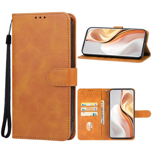 For Ulefone Note 17 Pro Leather Phone Case(Brown) - Ulefone Cases by buy2fix | Online Shopping UK | buy2fix