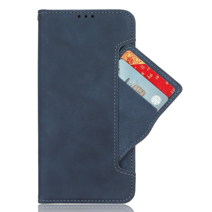 For Motorola Edge 40 Neo 5G Skin Feel Calf Texture Card Slots Leather Phone Case(Blue) - Motorola Cases by buy2fix | Online Shopping UK | buy2fix