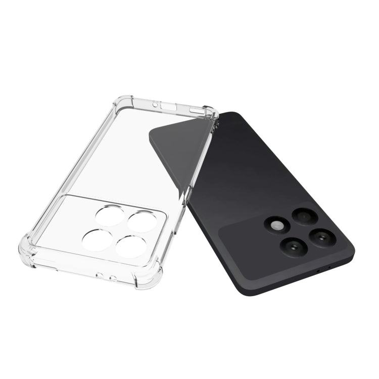 For Xiaomi Redmi K70 Pro Shockproof Non-slip Thickening TPU Phone Case(Transparent) - K70 Pro Cases by buy2fix | Online Shopping UK | buy2fix