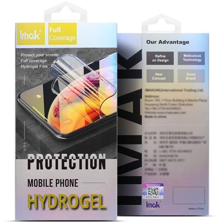 For Asus ROG Phone 7 Pro/Phone 7 Ultimate 2pcs imak Curved Hydrogel Film Pnone Back Protector - ASUS Tempered Glass by imak | Online Shopping UK | buy2fix