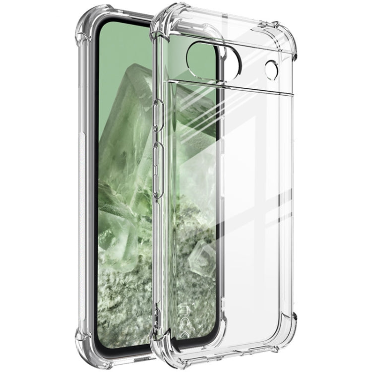 For Google Pixel 8a imak Shockproof Airbag TPU Phone Case(Transparent) - Google Cases by imak | Online Shopping UK | buy2fix