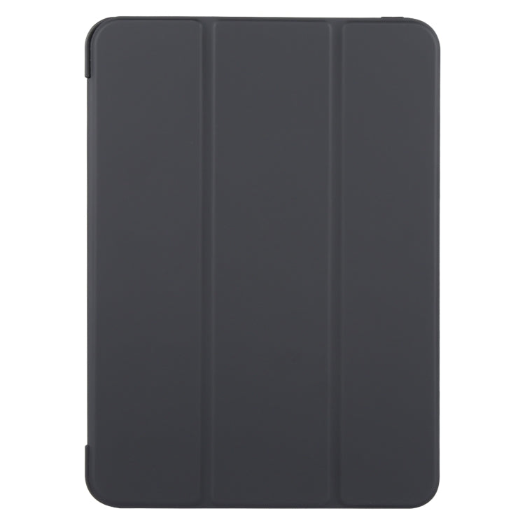 For iPad Air 13 2024 GEBEI 3-folding Holder Shockproof Flip Leather Tablet Case(Black) - iPad Air 13 2024 Cases by GEBEI | Online Shopping UK | buy2fix