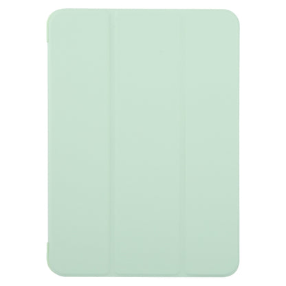 For iPad Air 13 2024 GEBEI 3-folding Holder Shockproof Flip Leather Tablet Case(Green) - iPad Air 13 2024 Cases by GEBEI | Online Shopping UK | buy2fix