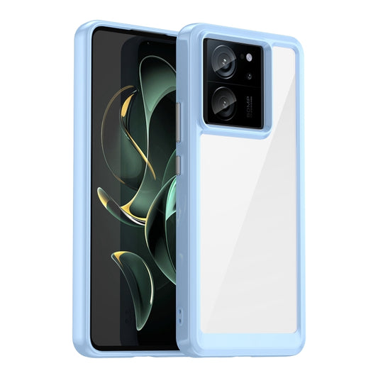 For Xiaomi 13T Pro Colorful Series Acrylic Hybrid TPU Phone Case(Blue) - Xiaomi Cases by buy2fix | Online Shopping UK | buy2fix