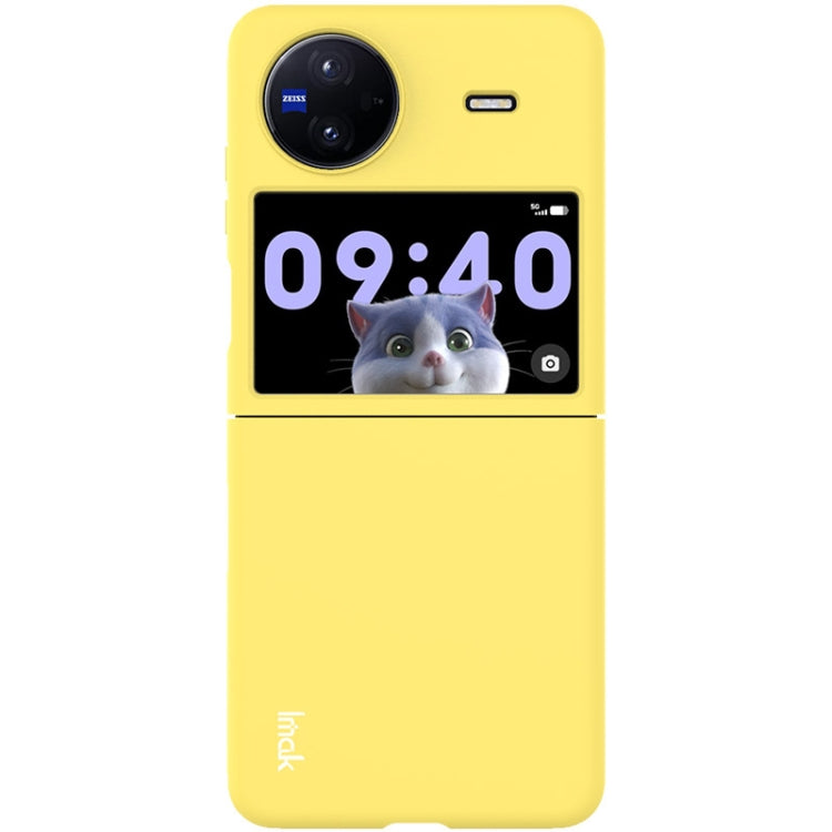 For vivo X Flip IMAK JS-2 Series Colorful PC Case(Yellow) - vivo Cases by imak | Online Shopping UK | buy2fix
