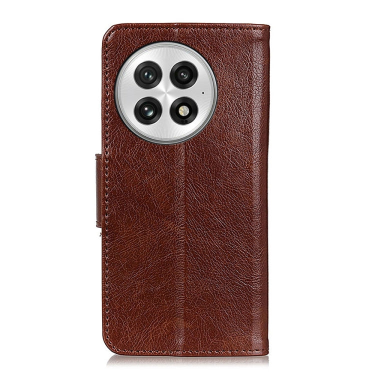 For OnePlus 13 Nappa Texture Leather Phone Case(Brown) - OnePlus Cases by buy2fix | Online Shopping UK | buy2fix