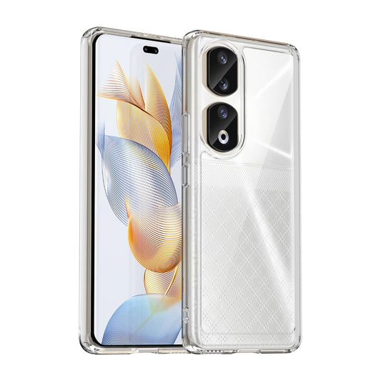 For Honor 80 Pro Colorful Series Acrylic Hybrid TPU Phone Case(Transparent) - Honor Cases by buy2fix | Online Shopping UK | buy2fix