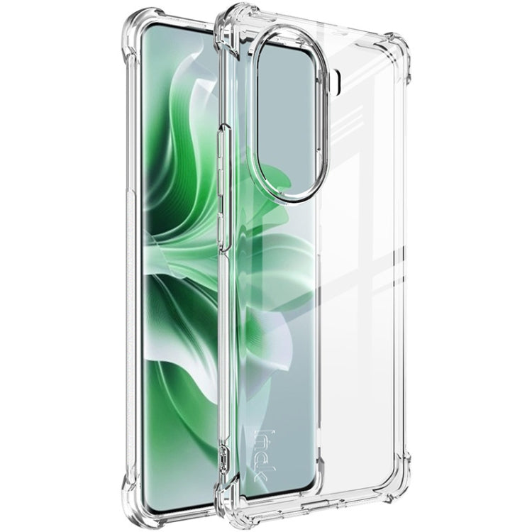 For OPPO Reno11 5G Global imak Shockproof Airbag TPU Phone Case(Transparent) - Reno11 Cases by imak | Online Shopping UK | buy2fix