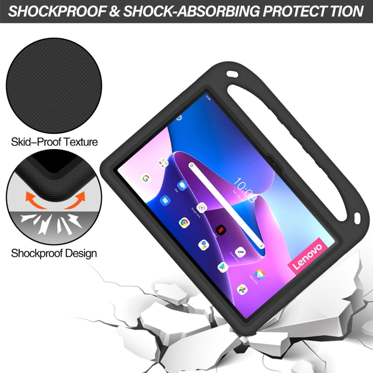 For Lenovo Pad Pro 2021 TB-J716F Handle Portable EVA Shockproof Tablet Case(Black) - Lenovo by buy2fix | Online Shopping UK | buy2fix