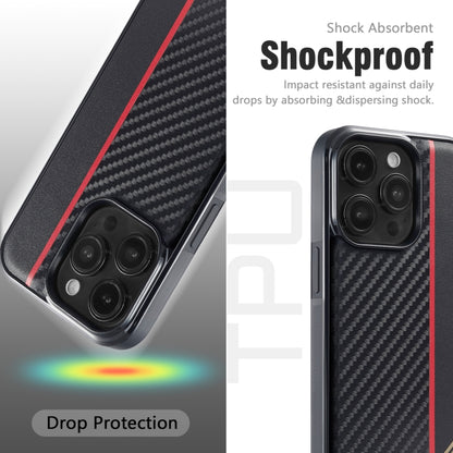 For Samsung Galaxy A24 LC.IMEEKE 3 in 1 Carbon Fiber Texture Shockproof Phone Case(Black) - Galaxy Phone Cases by LC.IMEEKE | Online Shopping UK | buy2fix