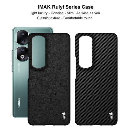 For Honor 90 Pro 5G imak Ruiyi Series PU + PC Phone Case(Carbon Fiber Texture) - Honor Cases by imak | Online Shopping UK | buy2fix