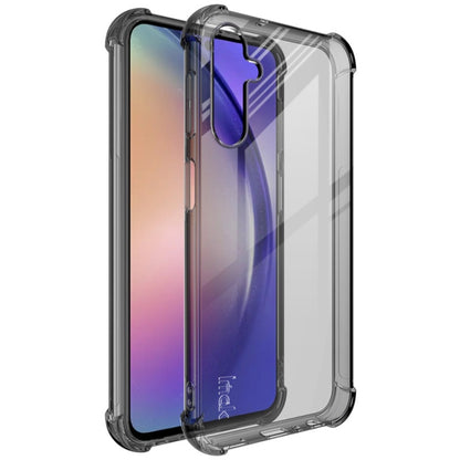 For Samsung Galaxy A25 5G imak Shockproof Airbag TPU Phone Case(Transparent Black) - Galaxy Phone Cases by imak | Online Shopping UK | buy2fix