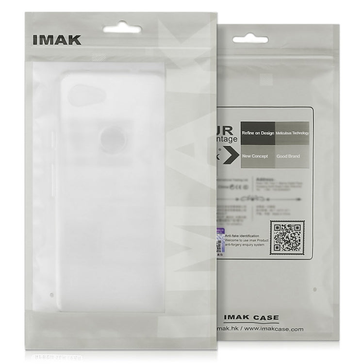 For Asus Zenfone 11 Ultra 5G imak UX-5 Series Transparent Shockproof TPU Protective Case(Transparent Black) - ASUS Cases by imak | Online Shopping UK | buy2fix