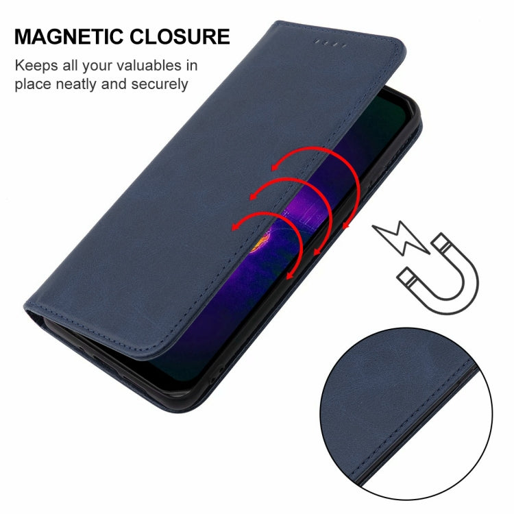 For Ulefone Armor 11T 5G / 11 5G Magnetic Closure Leather Phone Case(Blue) - Ulefone Cases by buy2fix | Online Shopping UK | buy2fix