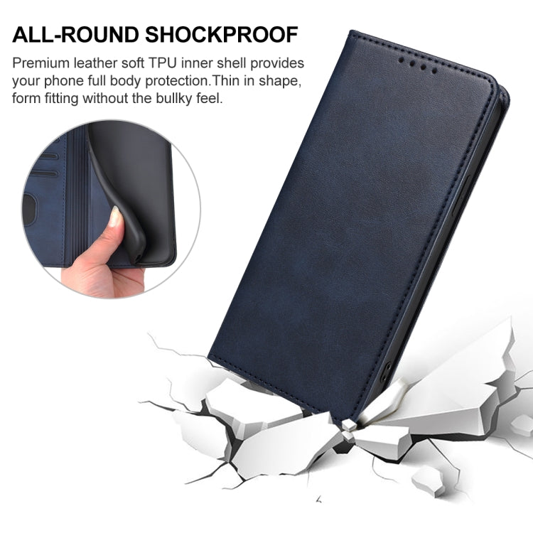 For Ulefone Note 16 Pro Magnetic Closure Leather Phone Case(Blue) - Ulefone Cases by buy2fix | Online Shopping UK | buy2fix