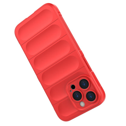 For iPhone 15 Pro Max Magic Shield TPU + Flannel Phone Case(Red) - iPhone 15 Pro Max Cases by buy2fix | Online Shopping UK | buy2fix