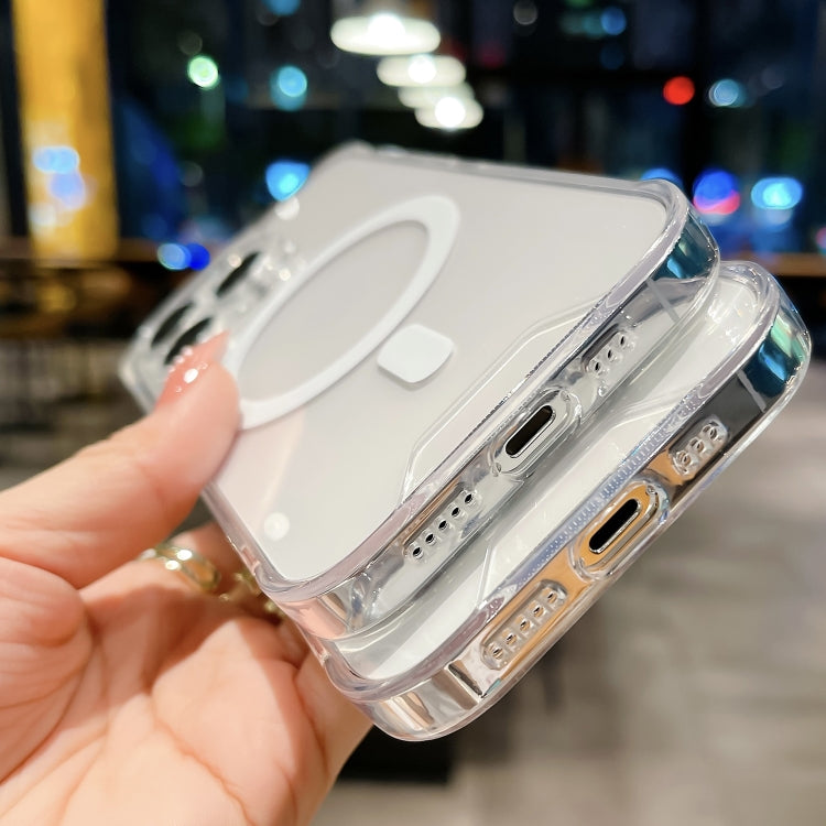 For iPhone 16 Pro Space MagSafe Acrylic Hybrid TPU Phone Case(Transparent) - iPhone 16 Pro Cases by buy2fix | Online Shopping UK | buy2fix