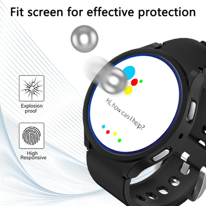 For Samsung Galaxy Watch 6 40mm Half-inclusive PC Watch Protective Case(Black) - Watch Cases by buy2fix | Online Shopping UK | buy2fix