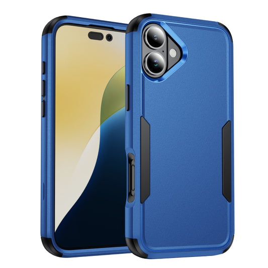 For iPhone 16 Plus Commuter Shockproof TPU + PC Phone Case(Royal Blue+Black) - iPhone 16 Plus Cases by buy2fix | Online Shopping UK | buy2fix