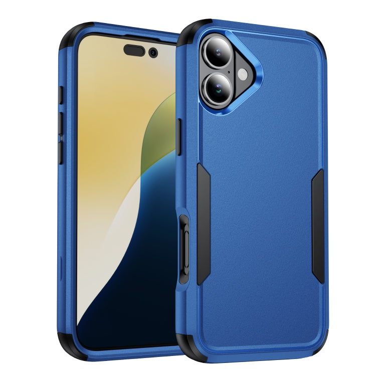 For iPhone 16 Commuter Shockproof TPU + PC Phone Case(Royal Blue+Black) - iPhone 16 Cases by buy2fix | Online Shopping UK | buy2fix