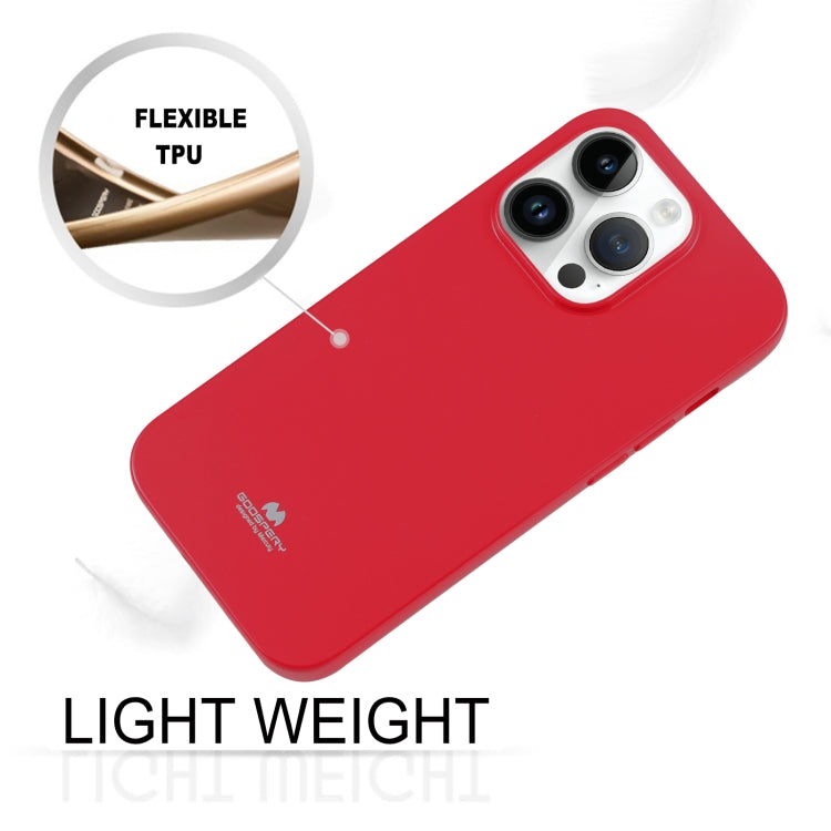 For iPhone 15 Pro Max GOOSPERY PEARL JELLY Shockproof TPU Phone Case(Red) - iPhone 15 Pro Max Cases by GOOSPERY | Online Shopping UK | buy2fix