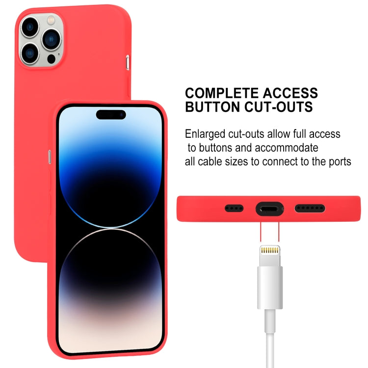 For iPhone 15 Pro Max GOOSPERY SOFT FEELING Liquid TPU Soft Phone Case(Red) - iPhone 15 Pro Max Cases by GOOSPERY | Online Shopping UK | buy2fix